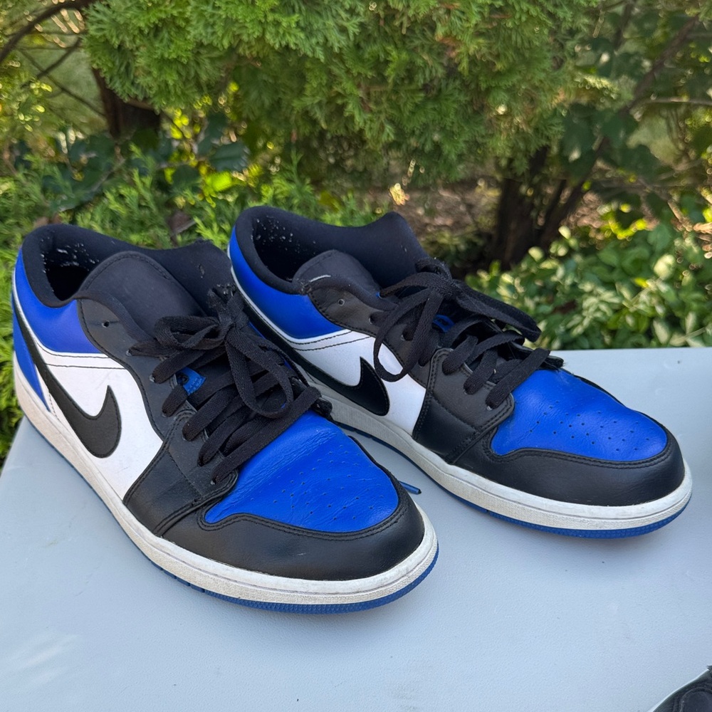 Nike Dunk Black and Blue Low-Top Sneakers